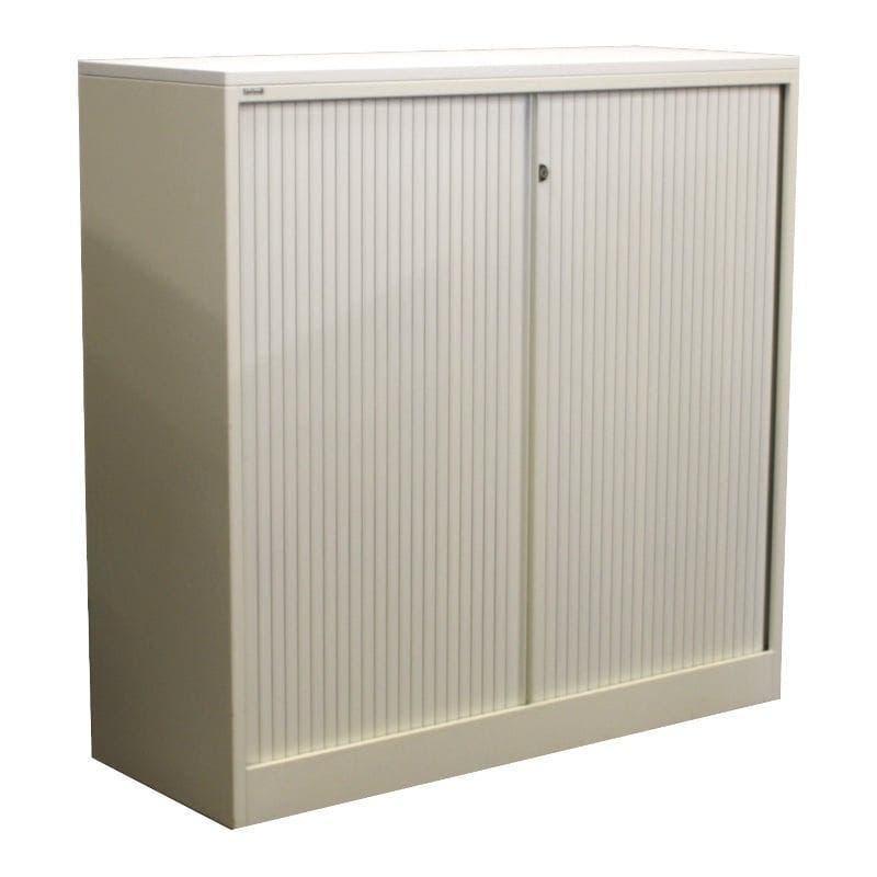 Ahrend Roldeurkast Wit H120 x B120 x D45, Gebruikt, 100 tot 150 cm, 100 tot 150 cm, Ophalen of Verzenden