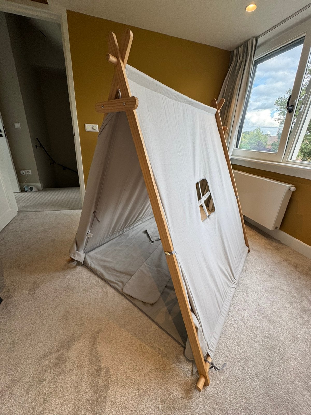 Kindertent Pinolino Noah lichtgrijs, Ophalen of Verzenden, Gebruikt