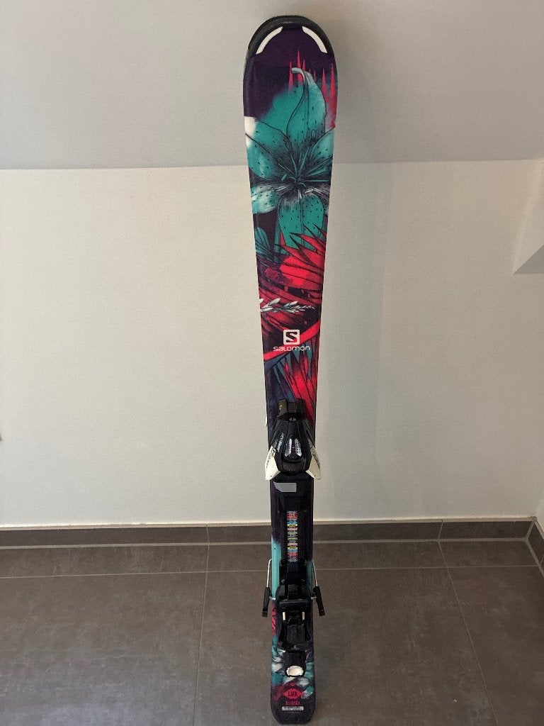 Salomon ski's LUX jr  - Zo goed als nieuw 120, Ophalen, 100 tot 140 cm, Salomon, Zo goed als nieuw