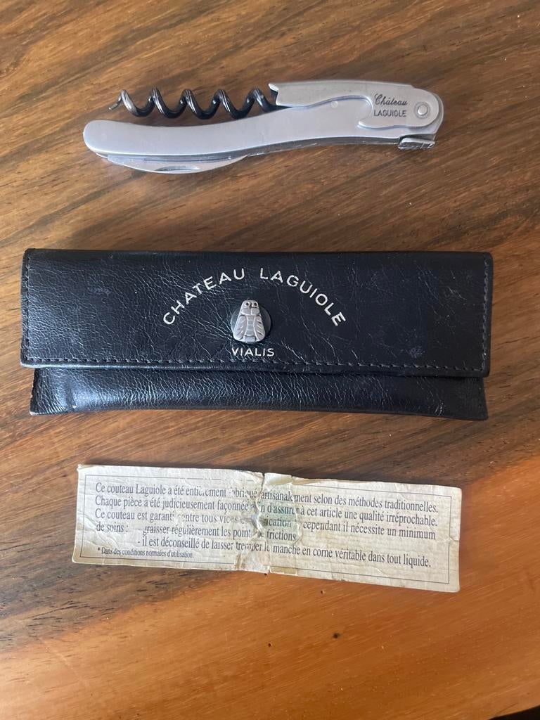 Château Laguiole Sommelier Kurkentrekker met Etui, Ophalen of Verzenden, Zo goed als nieuw