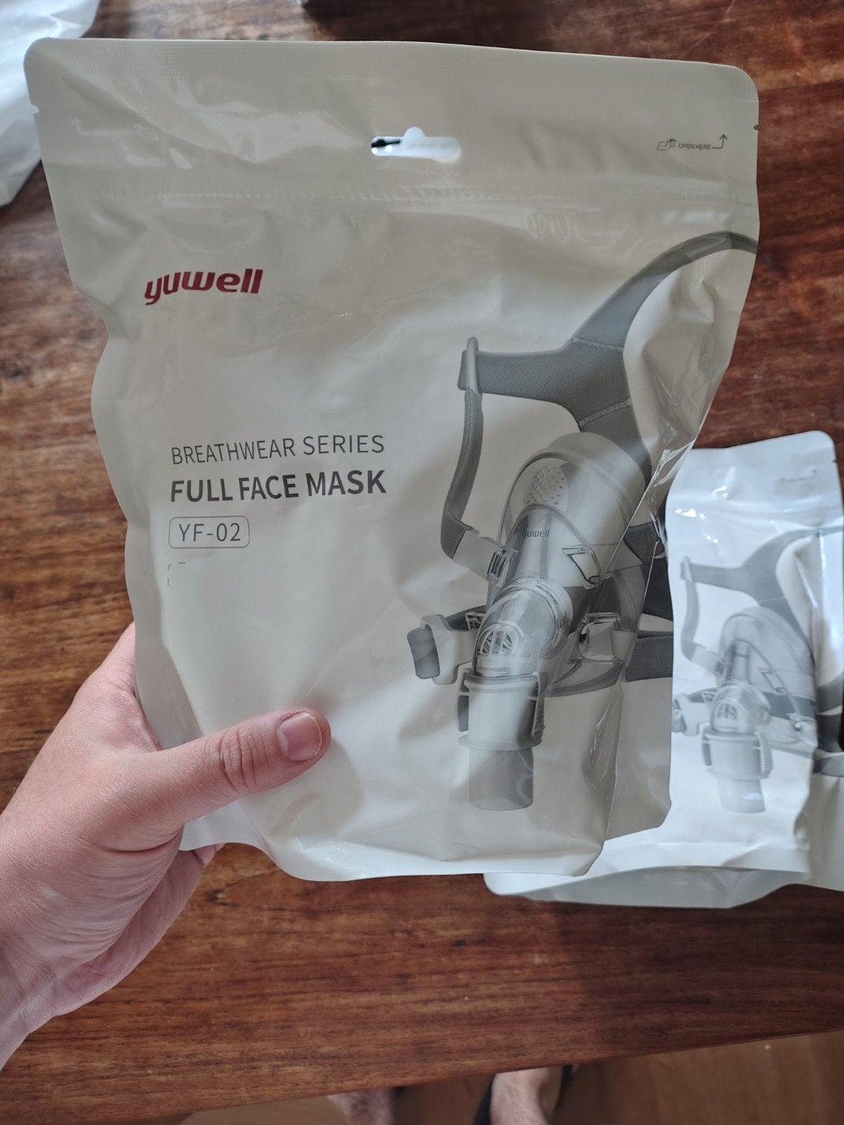 3x Yuwell Full Face Mask YF-02 maat L voor slaapapneu -Nieuw, Ophalen of Verzenden, Nieuw