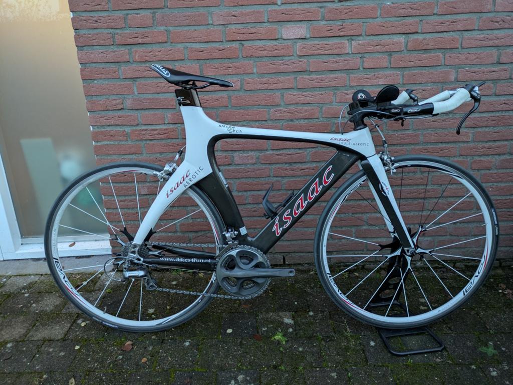 Isaac Aerotic-Joule Tijdritfiets - Shimano Dura Ace, 28 inch, Carbon, Velgrem, Zo goed als nieuw