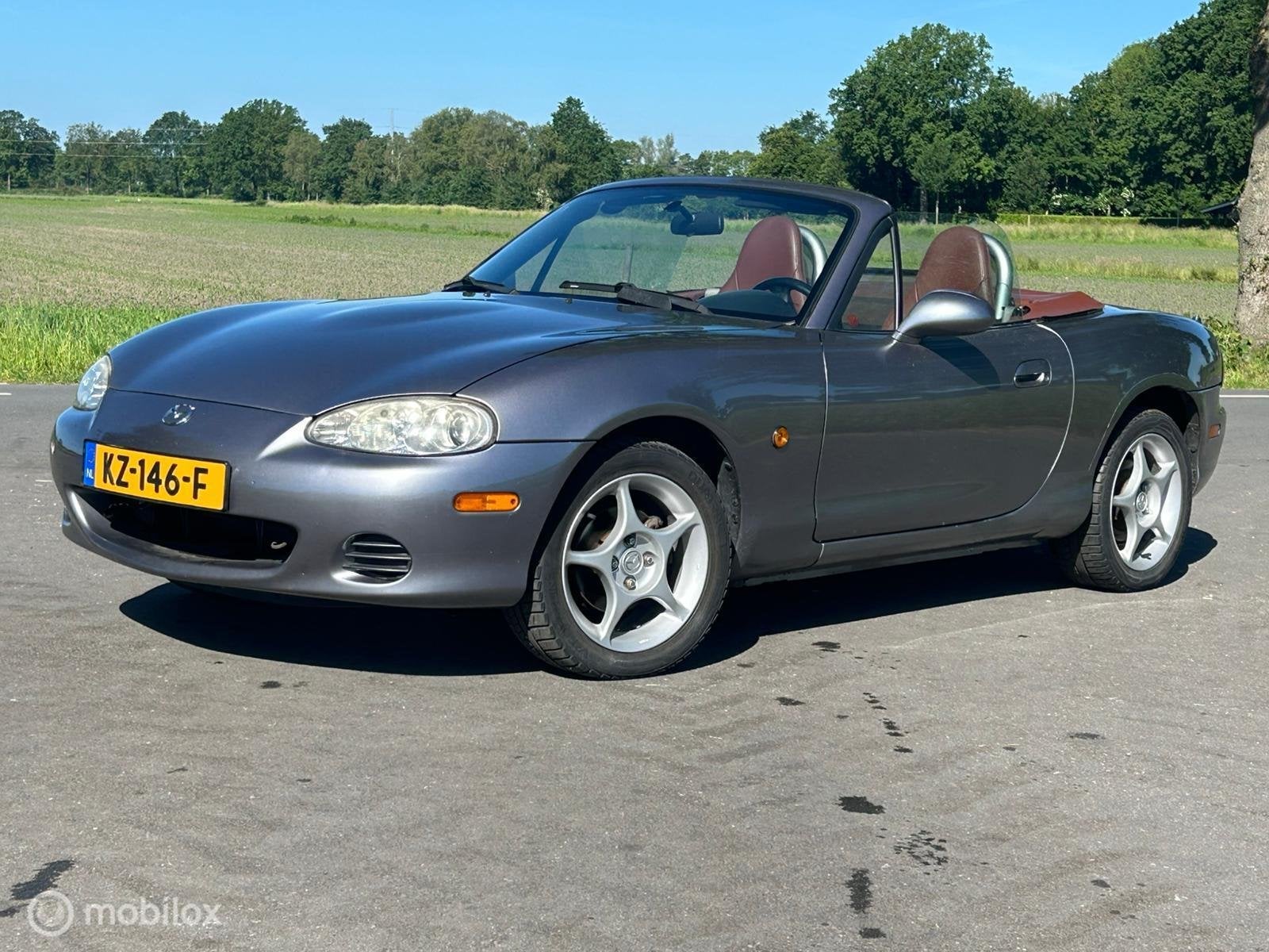 Mazda MX-5 1.6i Phoenix, Titanium Grey Hardtop, Auto's, Mazda, Bedrijf, Te koop, MX-5, ABS, Airbags, Alarm, Centrale vergrendeling