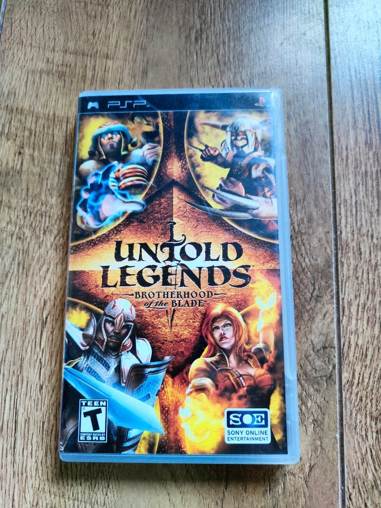 PSP Spel - Untold Legends Brotherhood of the Blade, Avontuur en Actie, 1 speler, Ophalen of Verzenden, Zo goed als nieuw
