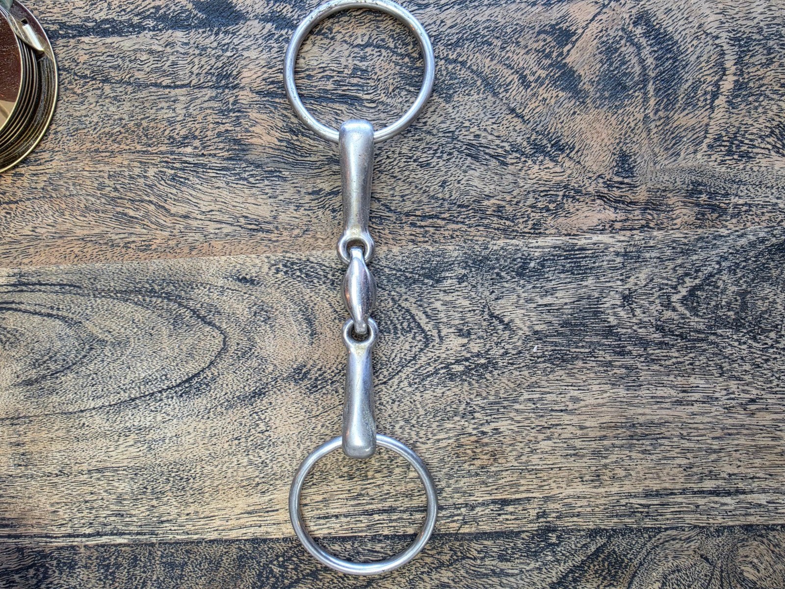 Dubbelgebroken watertrens 14,5cm, Ophalen of Verzenden, Gebruikt, Harry's Horse, Bit