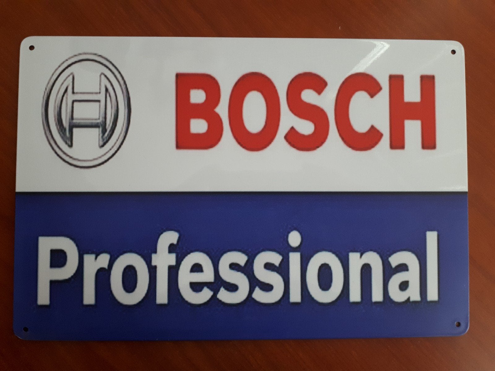 Bosch 20x30 cm Metalen Reclamebord, Verzamelen, Verzenden, Nieuw, Reclamebord