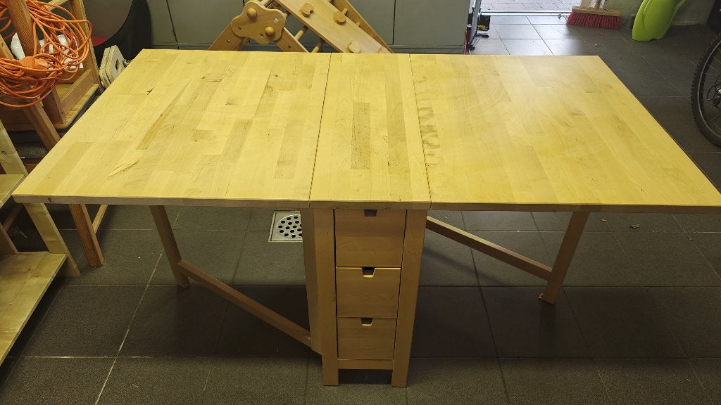 Ikea Norden Klaptafel, Huis en Inrichting, Tafels | Eettafels, Ophalen, Gebruikt, 50 tot 100 cm, 150 tot 200 cm