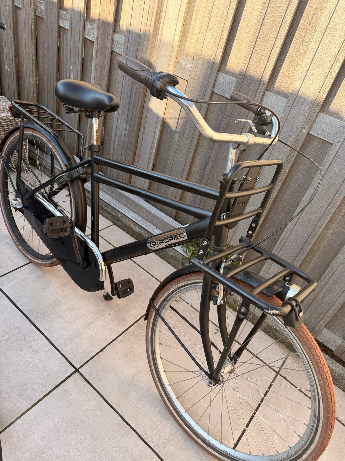 Popal Daily Dutch Basic transportfiets 26” - ZONDER ketting, Ophalen, Gebruikt, Terugtraprem, Overige merken
