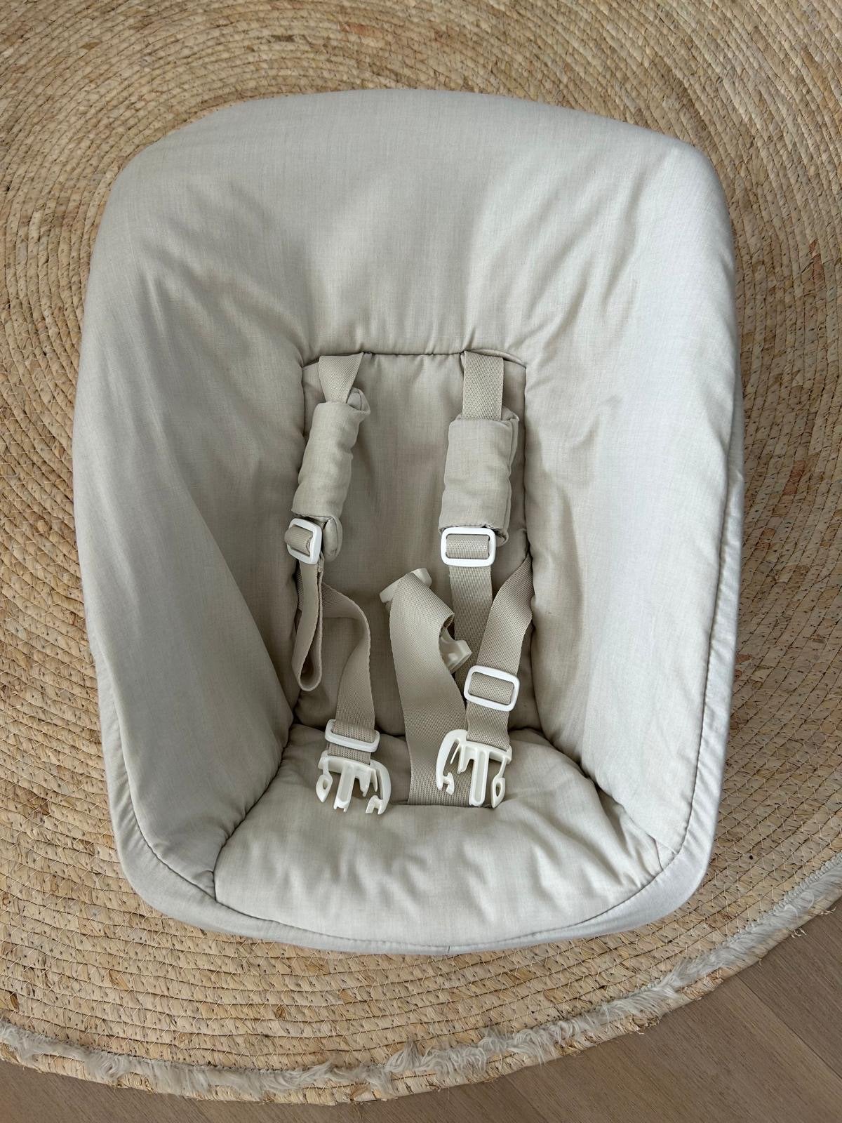 Triptrap baby zitje - Stokke Newborn Set, Ophalen of Verzenden, Zo goed als nieuw, Meegroeistoel, Aanschuifbaar