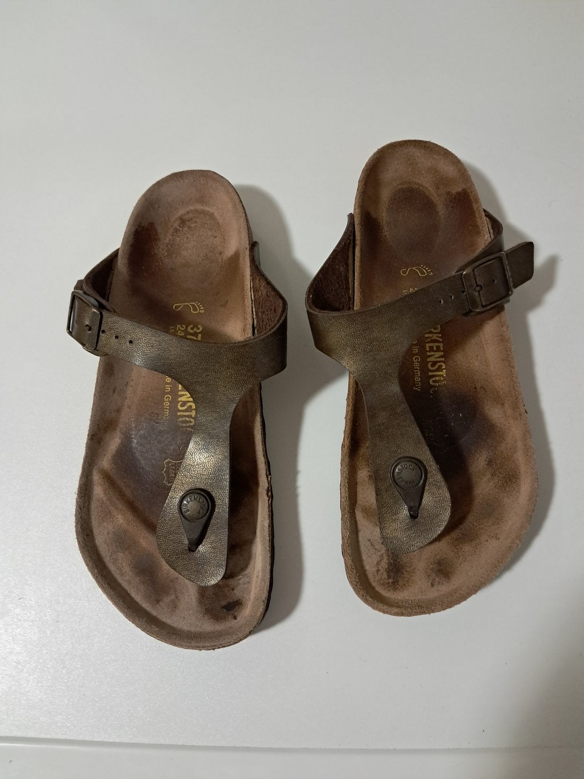 Birkenstock maat 37, Overige kleuren, Gedragen, Ophalen, Slippers