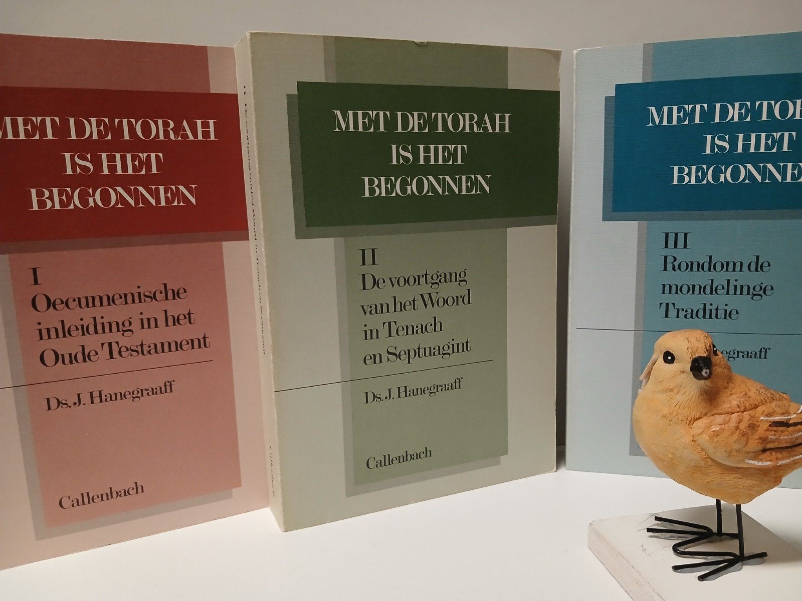 Hanegraaf, Ds. J.; Met de Torah is het begonnen ( 3 delen), Ophalen of Verzenden, Gelezen, Christendom | Protestants