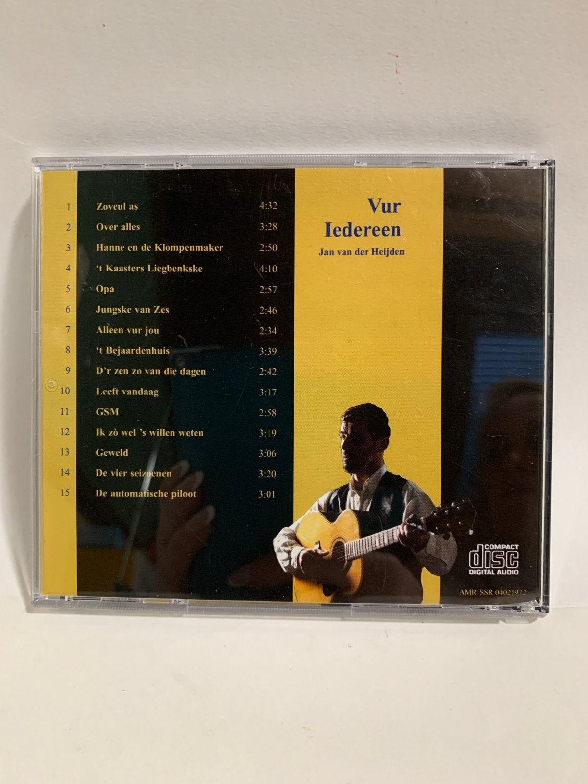 Jan van der Heijden - Vur Iedereen (Gesigneerd), Ophalen of Verzenden, Zo goed als nieuw, Streekmuziek