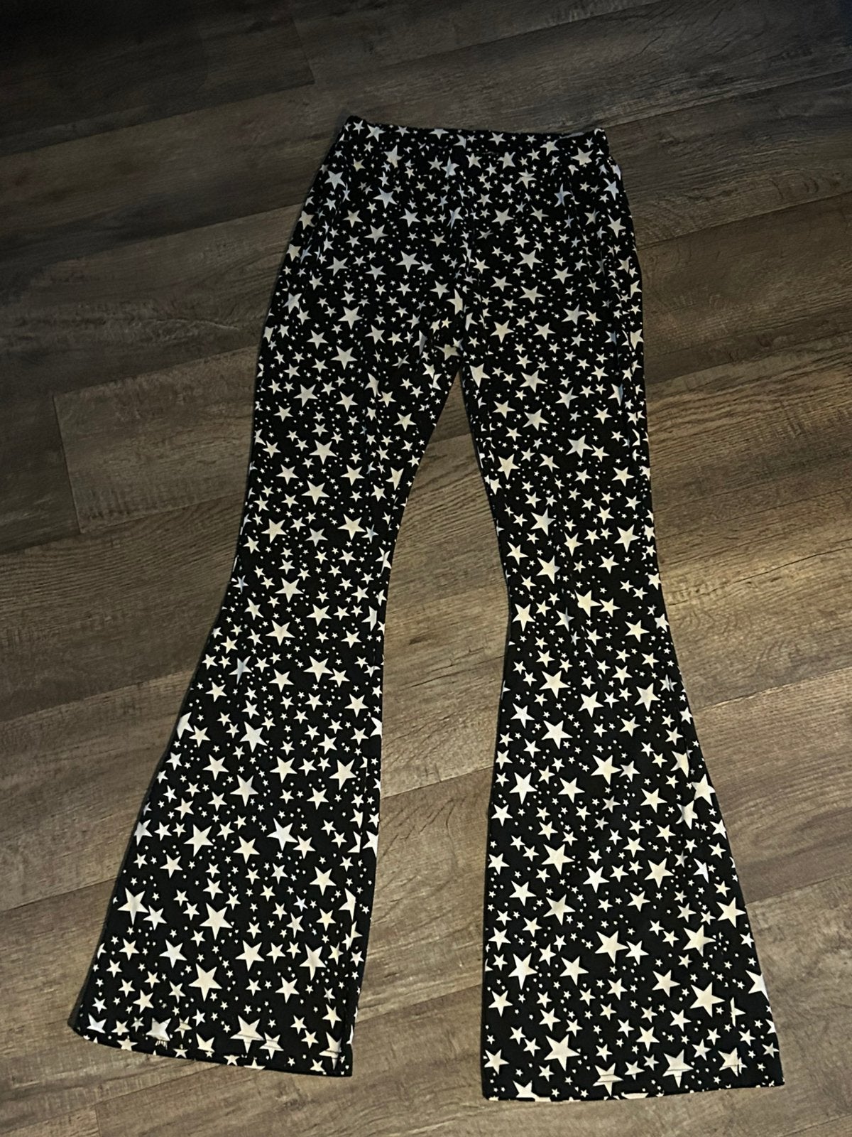 Colourful Rebel flared pants ster, maat L, Meerkleurig, Maat 42/44 (L), Nieuw, Ophalen of Verzenden