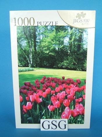 Tuin in bloei 1000 st nr. 100-1061-02, Ophalen, 500 t/m 1500 stukjes, Zo goed als nieuw