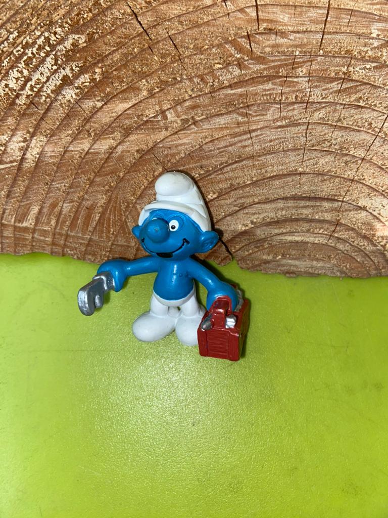 Smurfen loodgieter smurf, Verzamelen, Smurfen, Ophalen of Verzenden, Zo goed als nieuw, Verschillende Smurfen