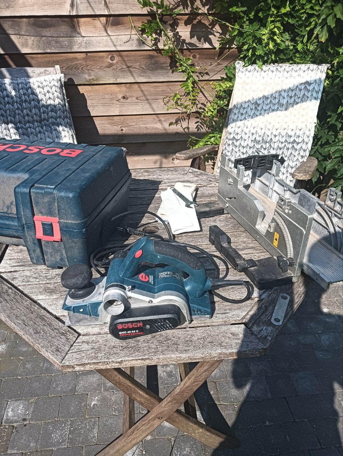 Bosch GHO 40-82 C Professional Schaafmachine met Koffer, Ophalen, Gebruikt