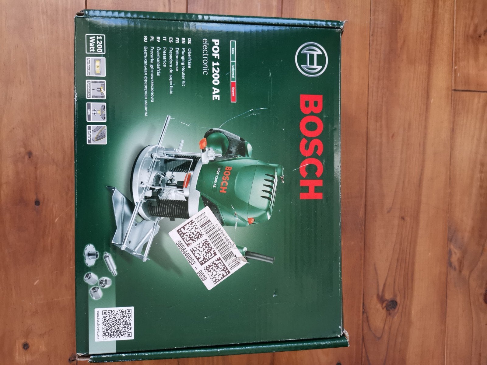 Bovenfrees BOSCH - POF 1200 AE, Ophalen of Verzenden, Boormachine