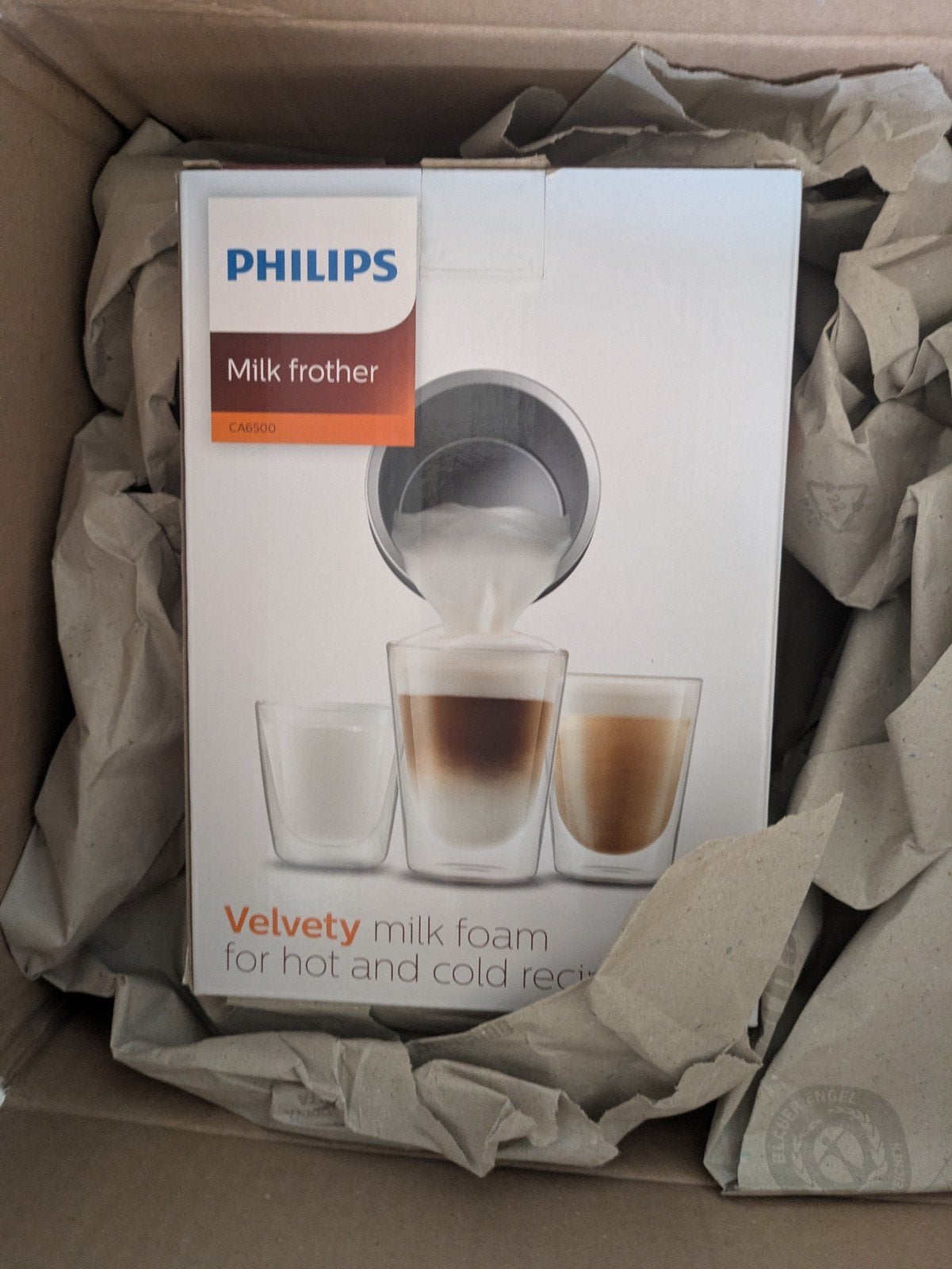 Philips Senseo Melkopschuimer CA6500/60 - Zwart, Verzenden, Nieuw