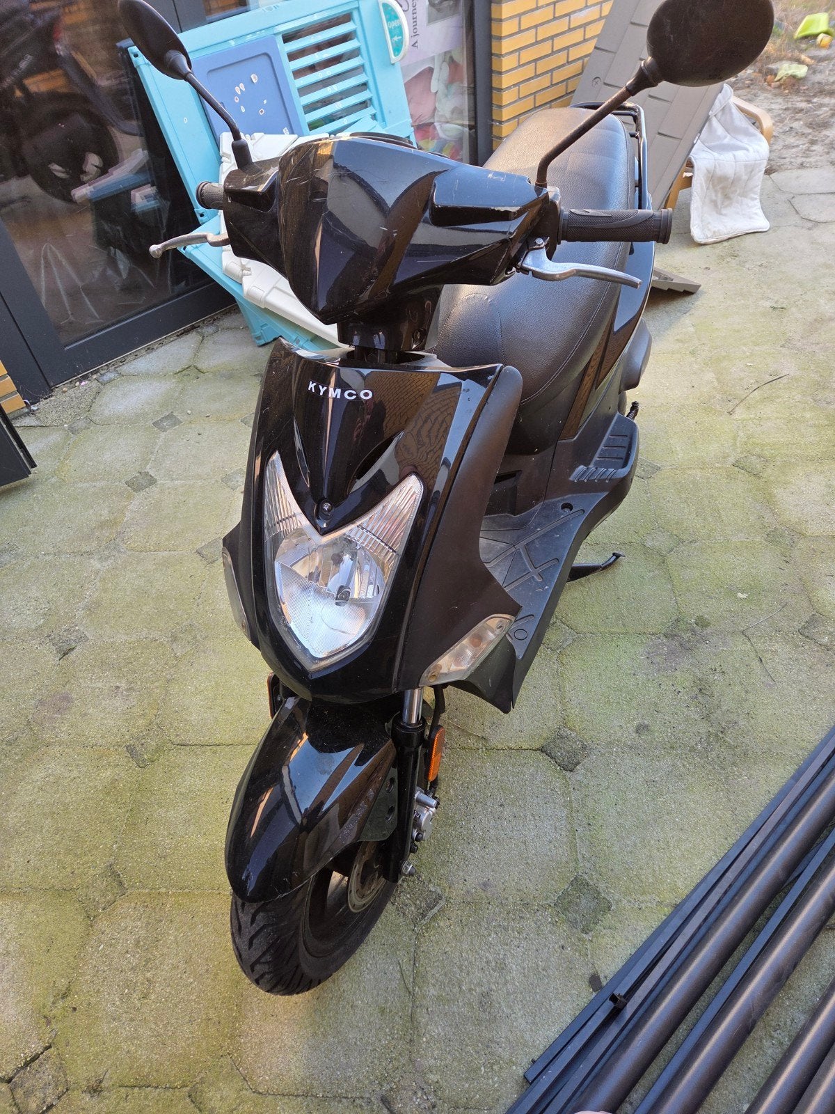 Kymco Agility 50 4-takt scooter uit 2017 - Zwart, Fietsen en Brommers, Scooters | Kymco, Ophalen, Gebruikt, Maximaal 45 km/u, Agility
