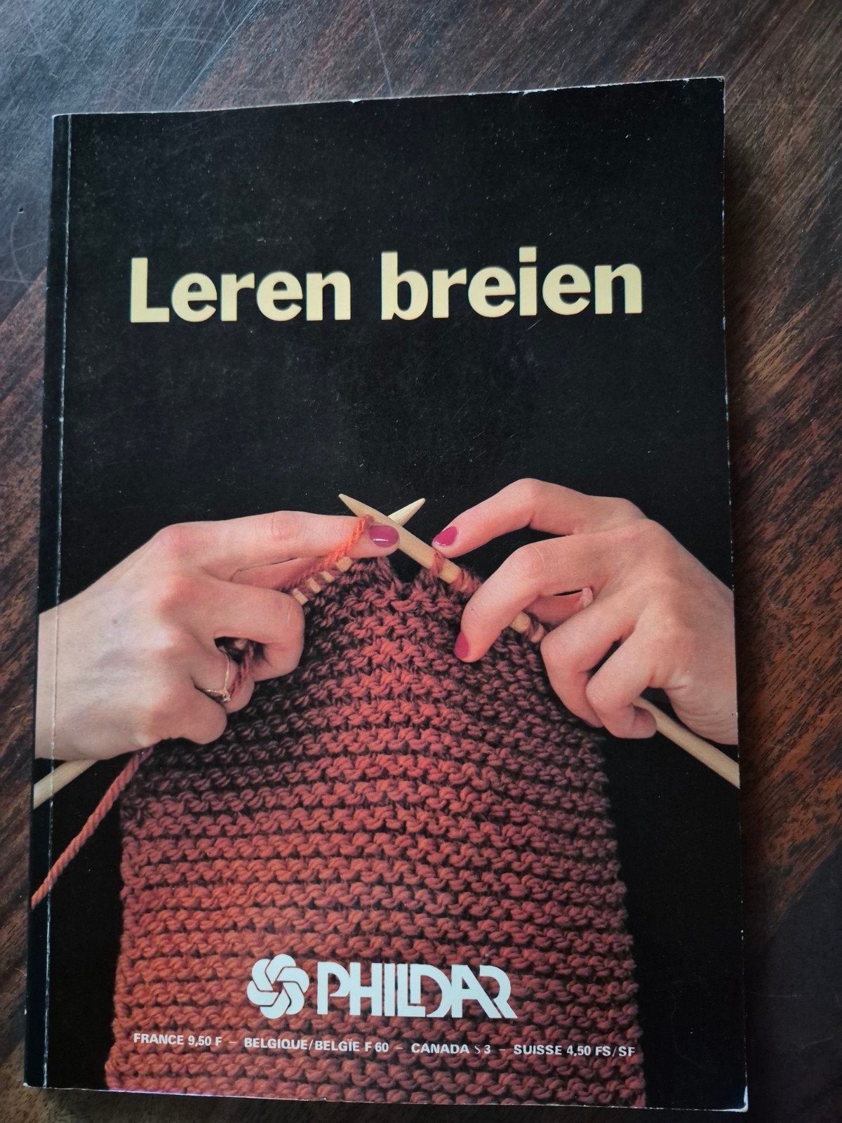 Vintage: Phildar, leren breien, Ophalen of Verzenden, Zo goed als nieuw, Breien, Patroon of Boek