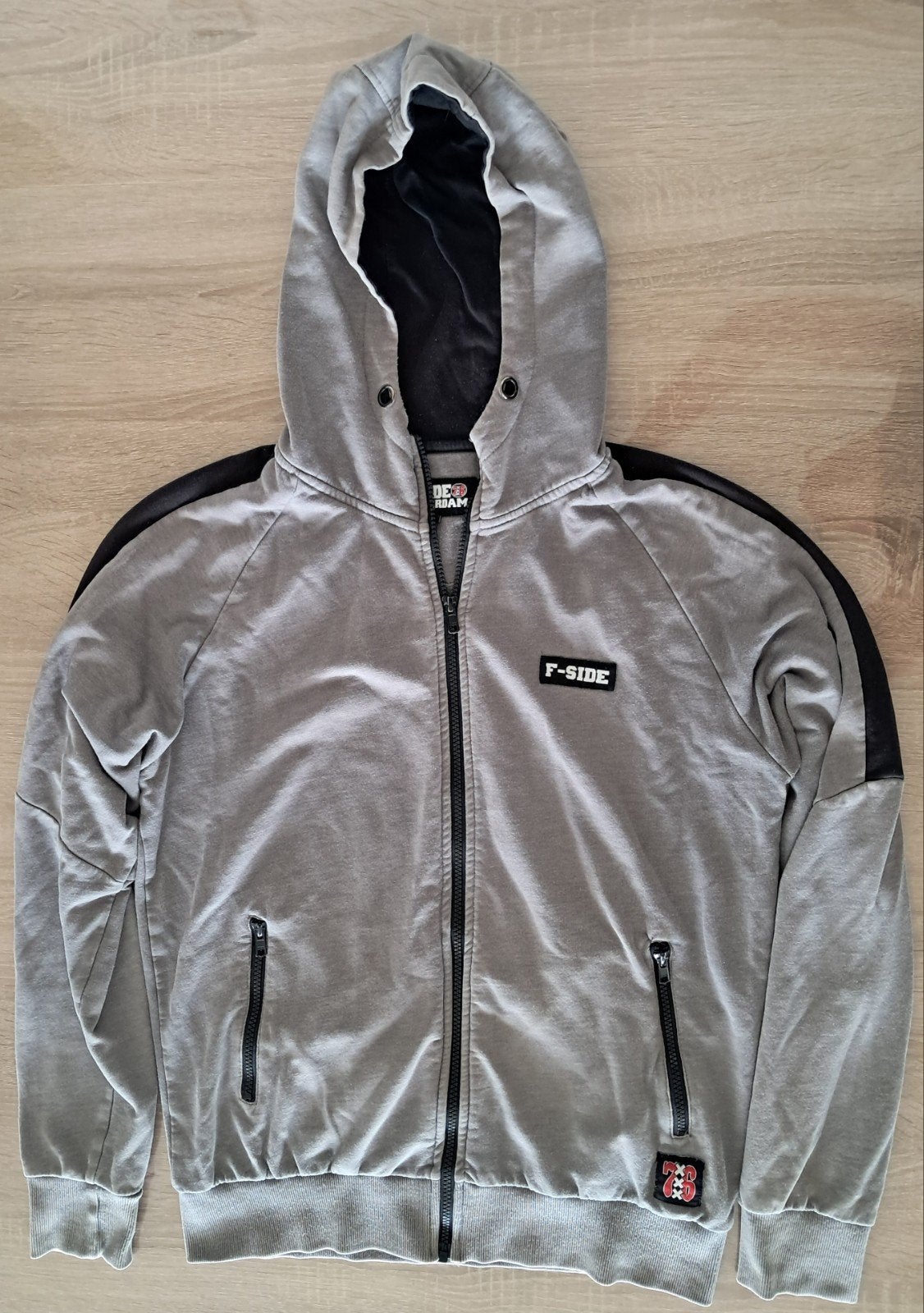 Ajax F-side vest maat M, Kleding | Heren, Ophalen of Verzenden, Gedragen, Maat 48/50 (M), Grijs