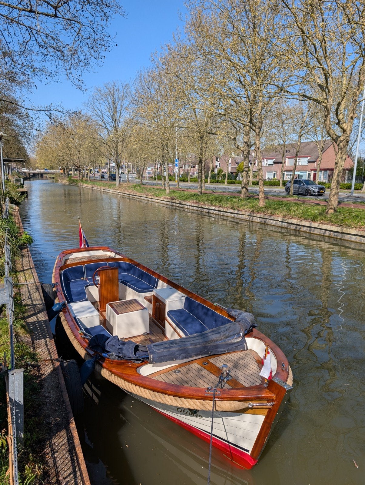 Gornu 770 Classic Elektrische Admiraals sloep, Binnenboordmotor, Zo goed als nieuw, Polyester, Grachtenboot