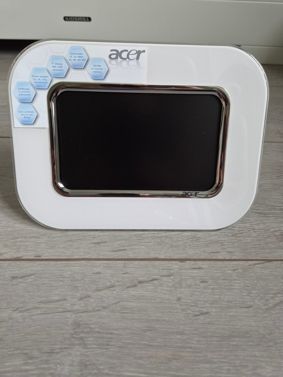 Acer AF307 digitale fotolijst (nieuw in doos), Audio, Tv en Foto, Accu, Overige merken, Nieuw, Ophalen of Verzenden