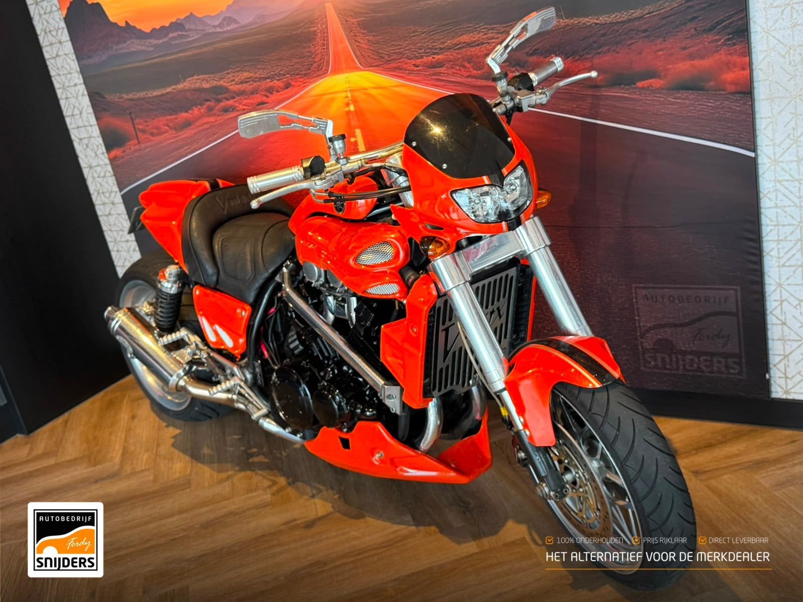 Yamaha VMX 1200 V-Max Custom Oranje - UITMUNTENDE STAAT!, Sportuitlaat, 1198 cc, Meer dan 35 kW, Overig