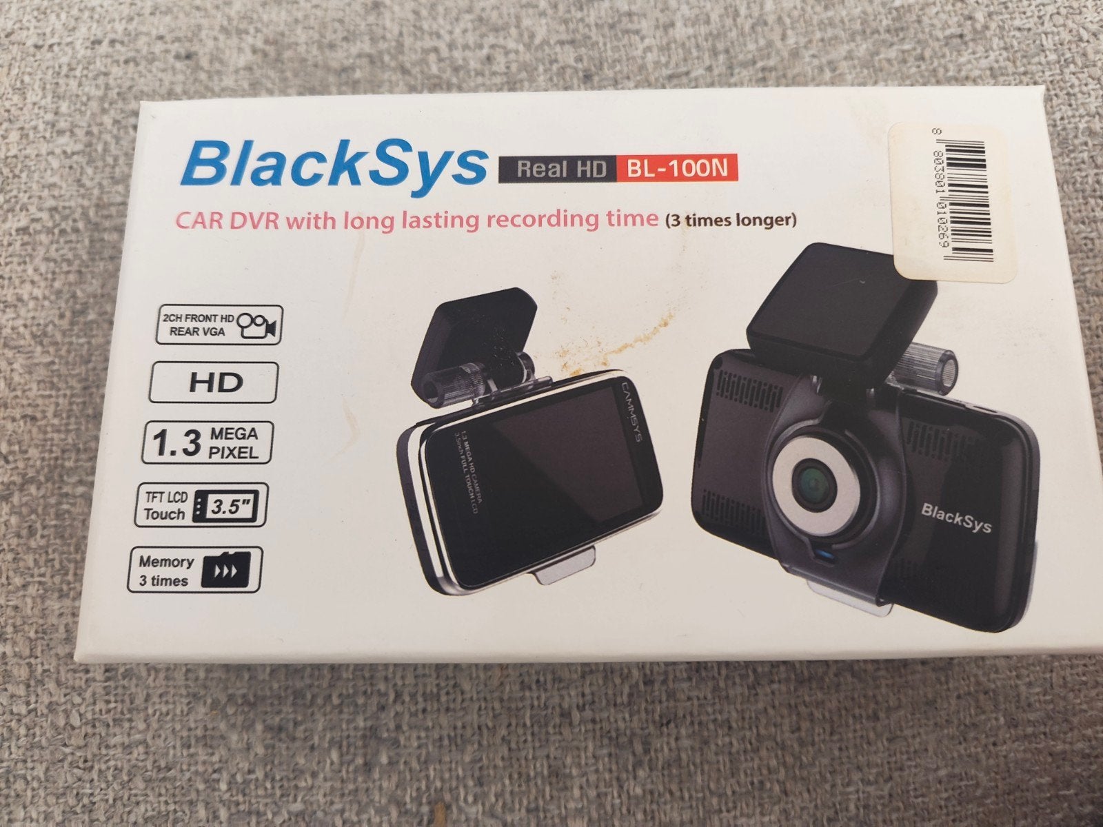 BlackSys Real HD BL-100N Dashcam - Nieuw in doos, Ophalen of Verzenden, Nieuw
