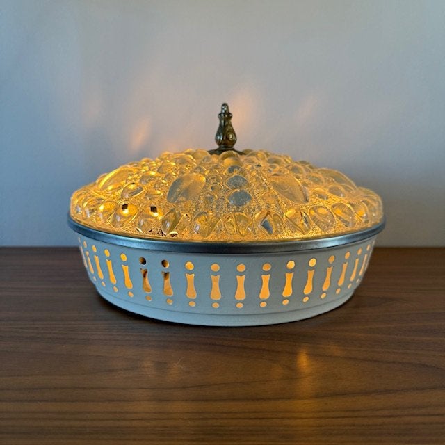 Plafondlamp, plafonnière, barok, klassiek, vintage, jr 60/70, Ophalen of Verzenden, Metaal
