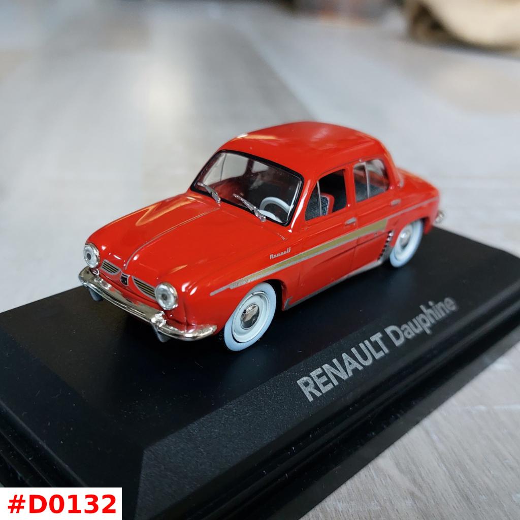 Renault Dauphine - IXO Altaya 1:43 i.z.g.s. in display case, Hobby en Vrije tijd, Modelauto's | 1:43, Zo goed als nieuw, Auto