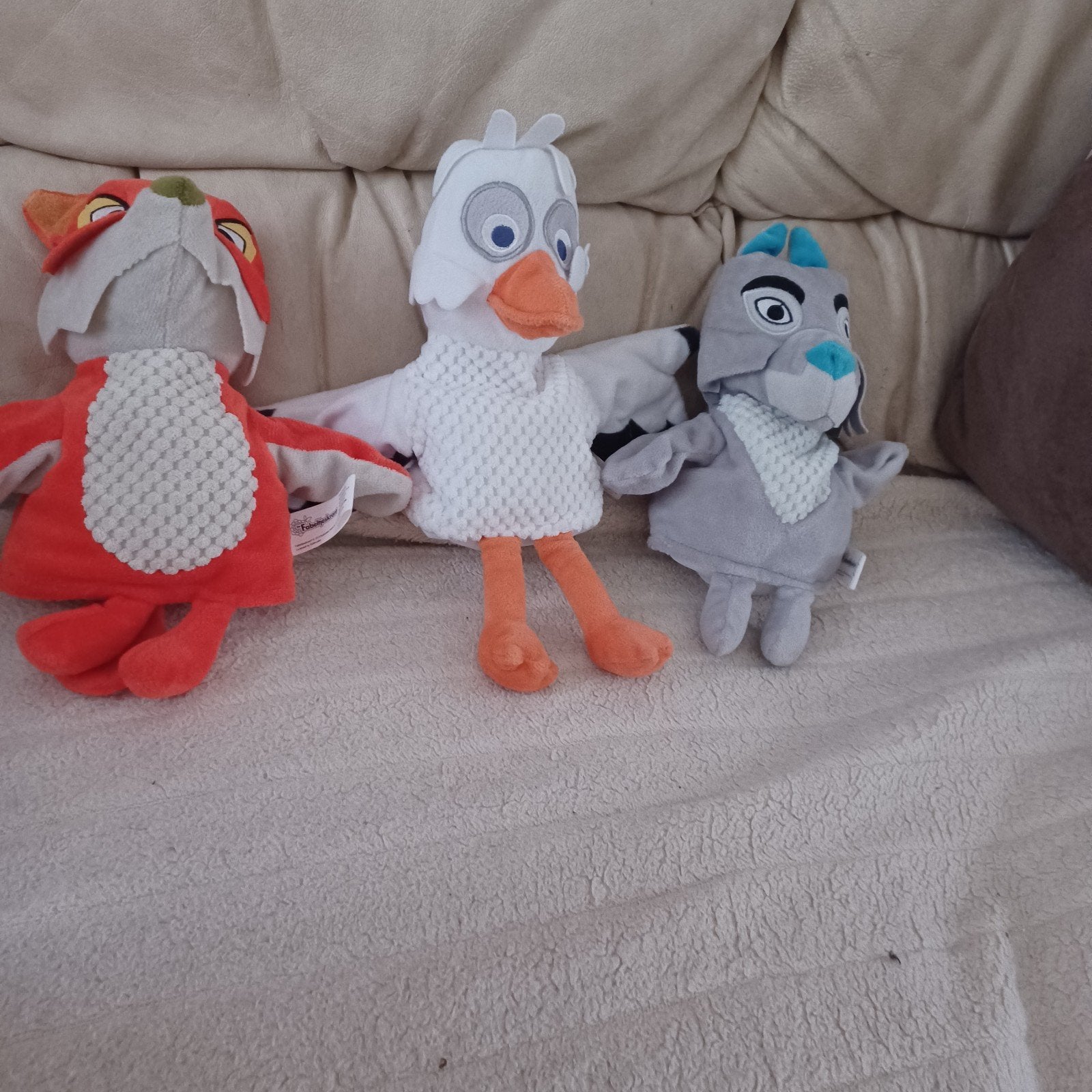 3x Handpop fabeltjeskrant  6€, Ophalen of Verzenden, Gebruikt, Overige typen