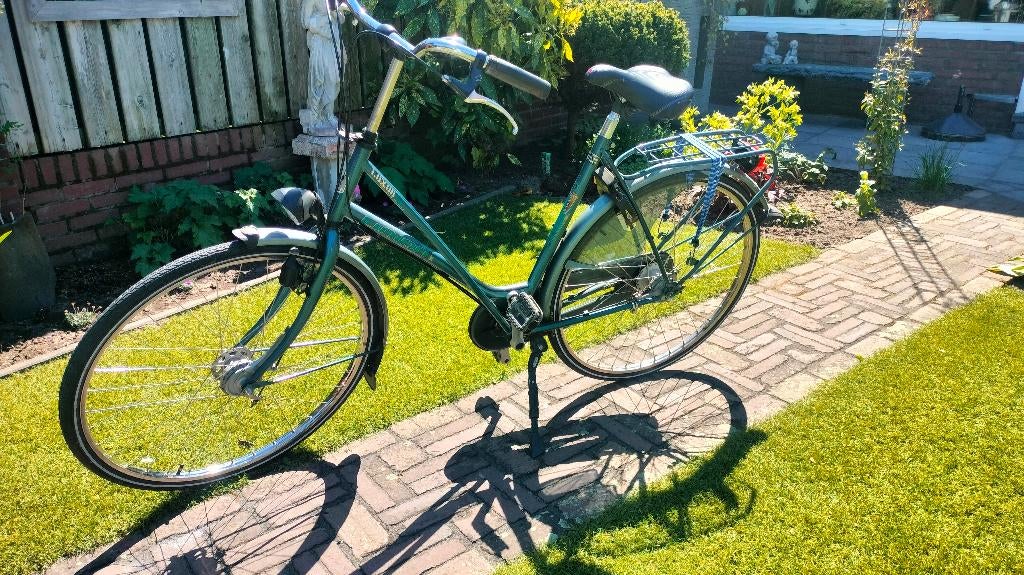 Dames fiets Union, Gebruikt, Versnellingen, 56 cm of meer, Trommelrem