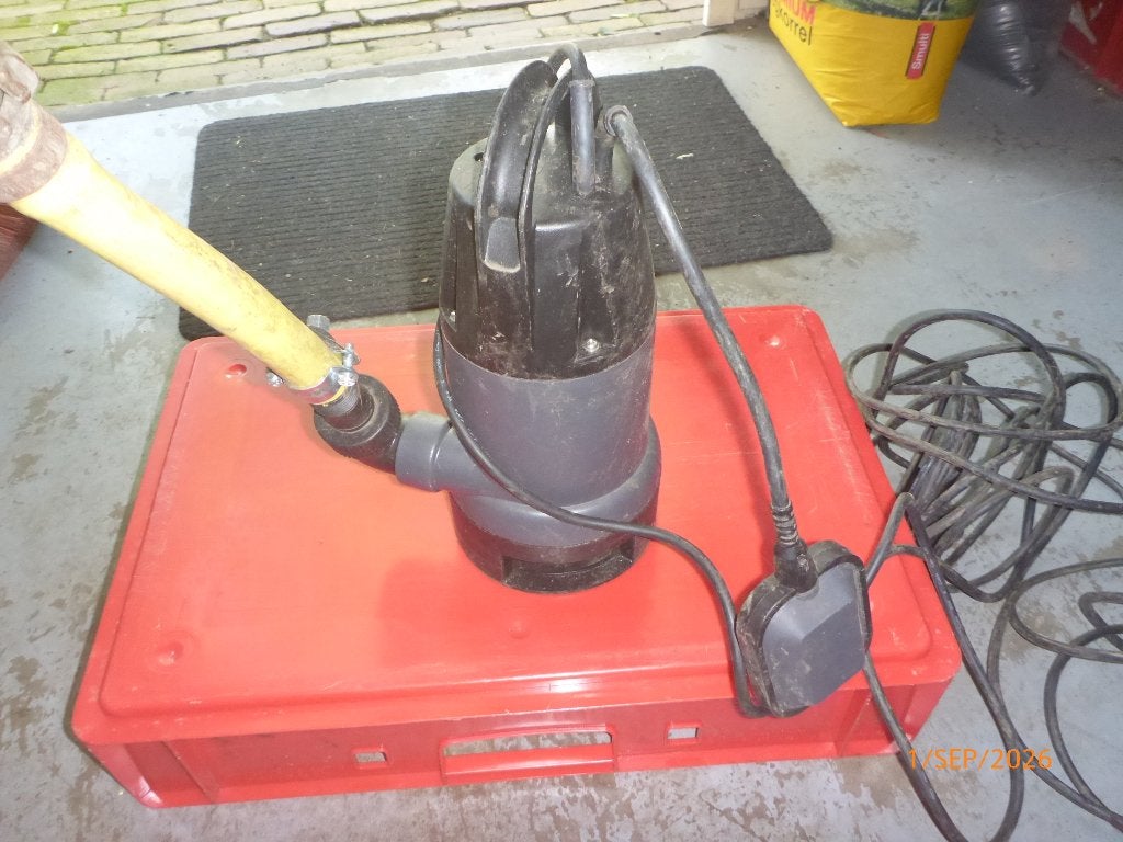 vuil water dompel pomp, Ophalen, Gebruikt, Elektrisch, Dompelpomp