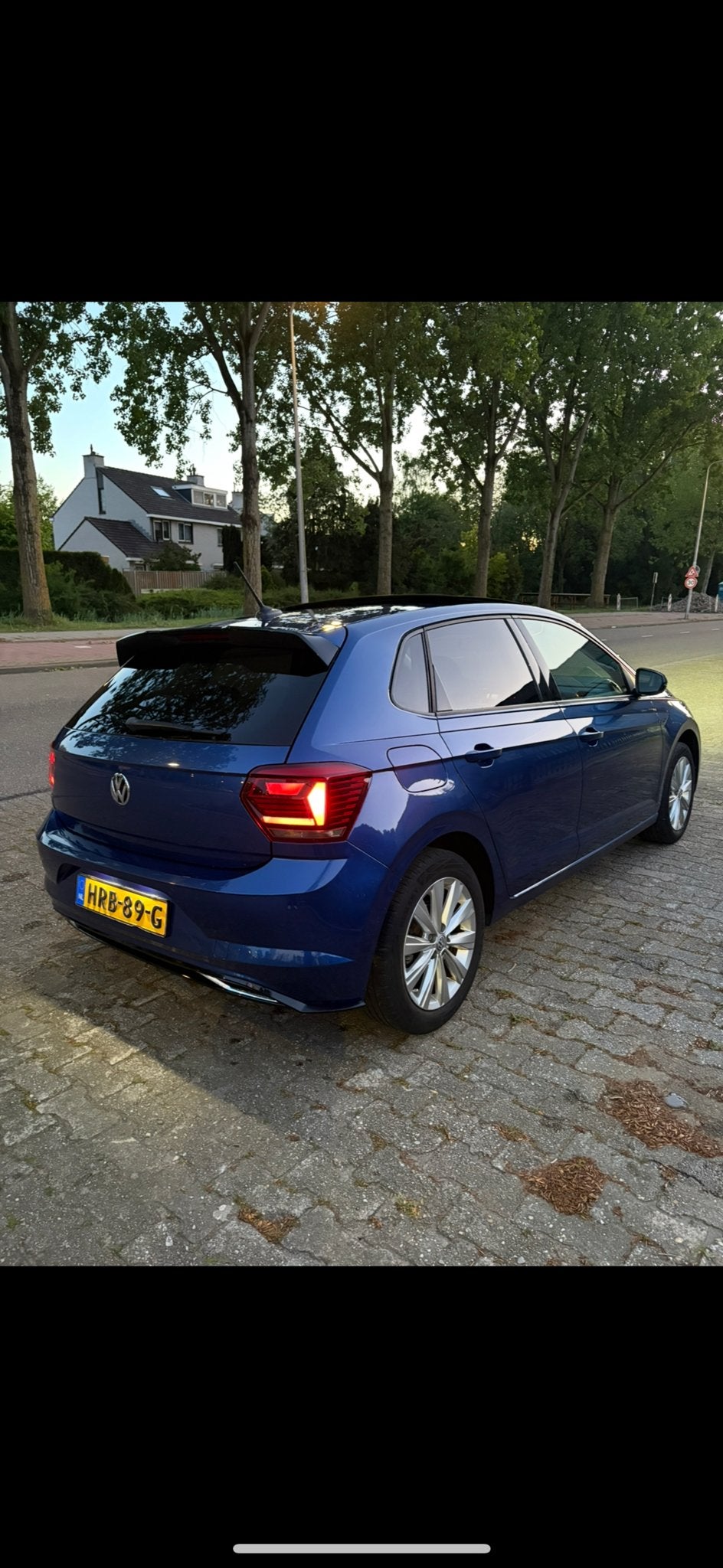 Volkswagen Polo 1.0 TSI Highline Business R, Auto's, Volkswagen, Voorwielaandrijving, Blauw, 1055 kg, Handgeschakeld