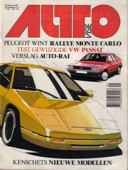 Autovisie 4 1985 : Porsche 944 Turbo - Honda Civic 1.5 GT, Ophalen of Verzenden, Gelezen, Algemeen