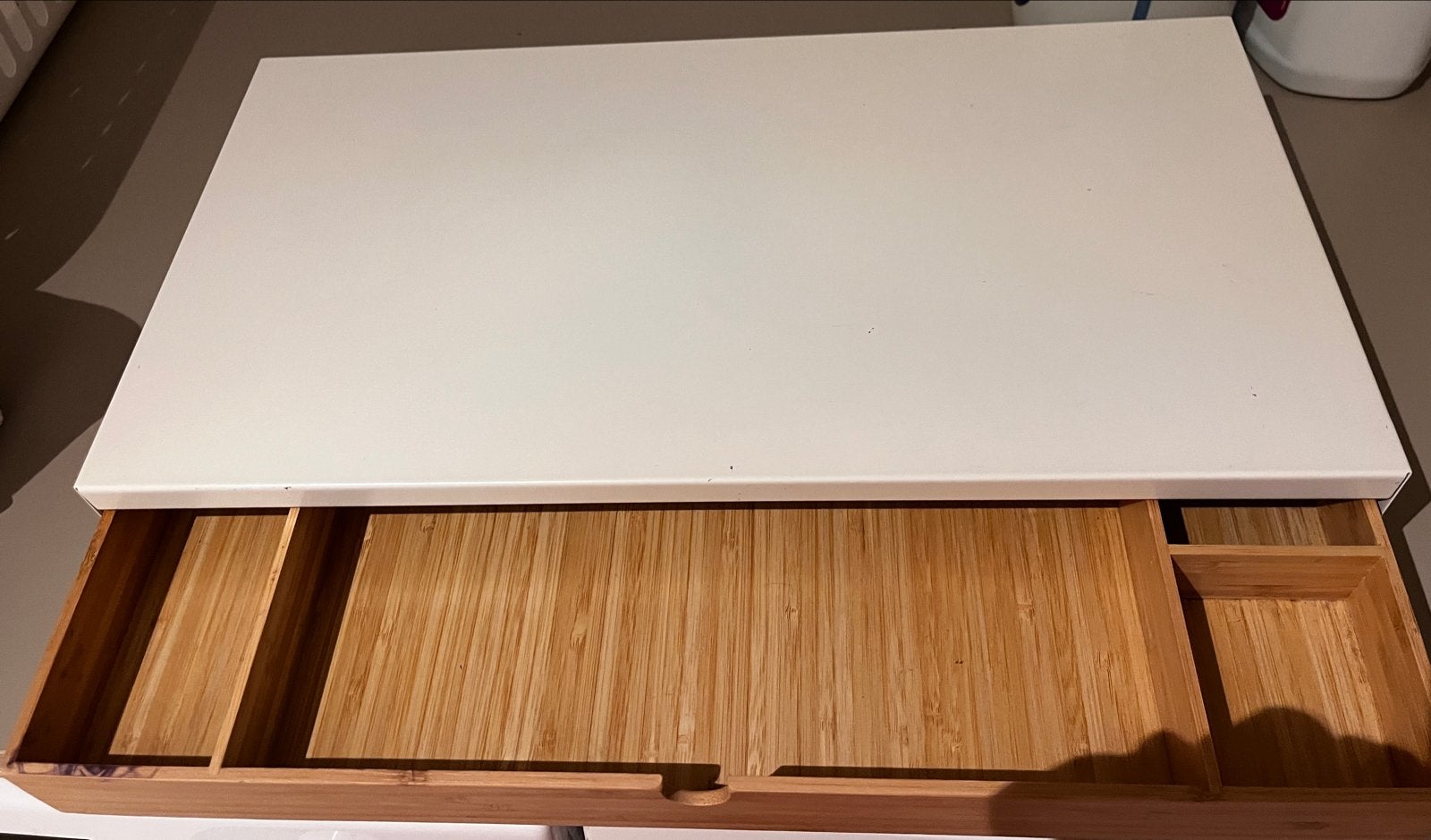 Monitorstandaard met lade, Ophalen of Verzenden
