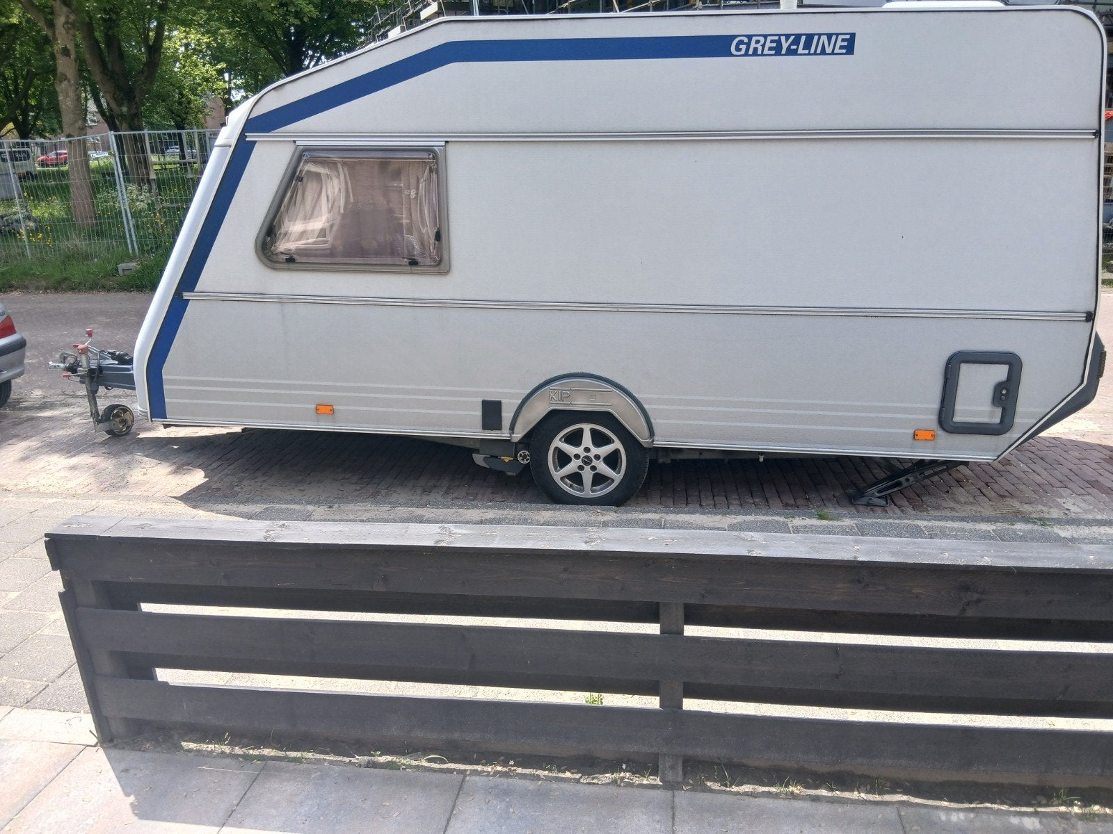 Caravan KIP KG44 Greyline 1997 + volaut mover + voortent, Caravans en Kamperen, Caravans, Rondzit, Kip, Mover, Particulier