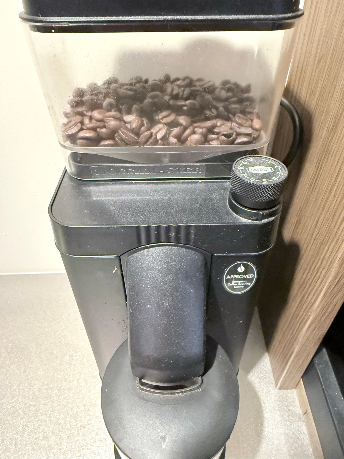 Moccamaster Koffiemolen - Vers gemalen koffiebonen, Gebruikt, Overige modellen, 10 kopjes of meer, Koffiebonen