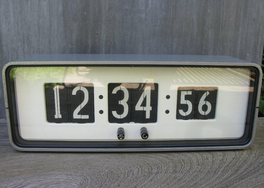 SOLARI UDINE "CIFRA 5 S" CONTASECONDI CLOCK RARE, Ophalen of Verzenden