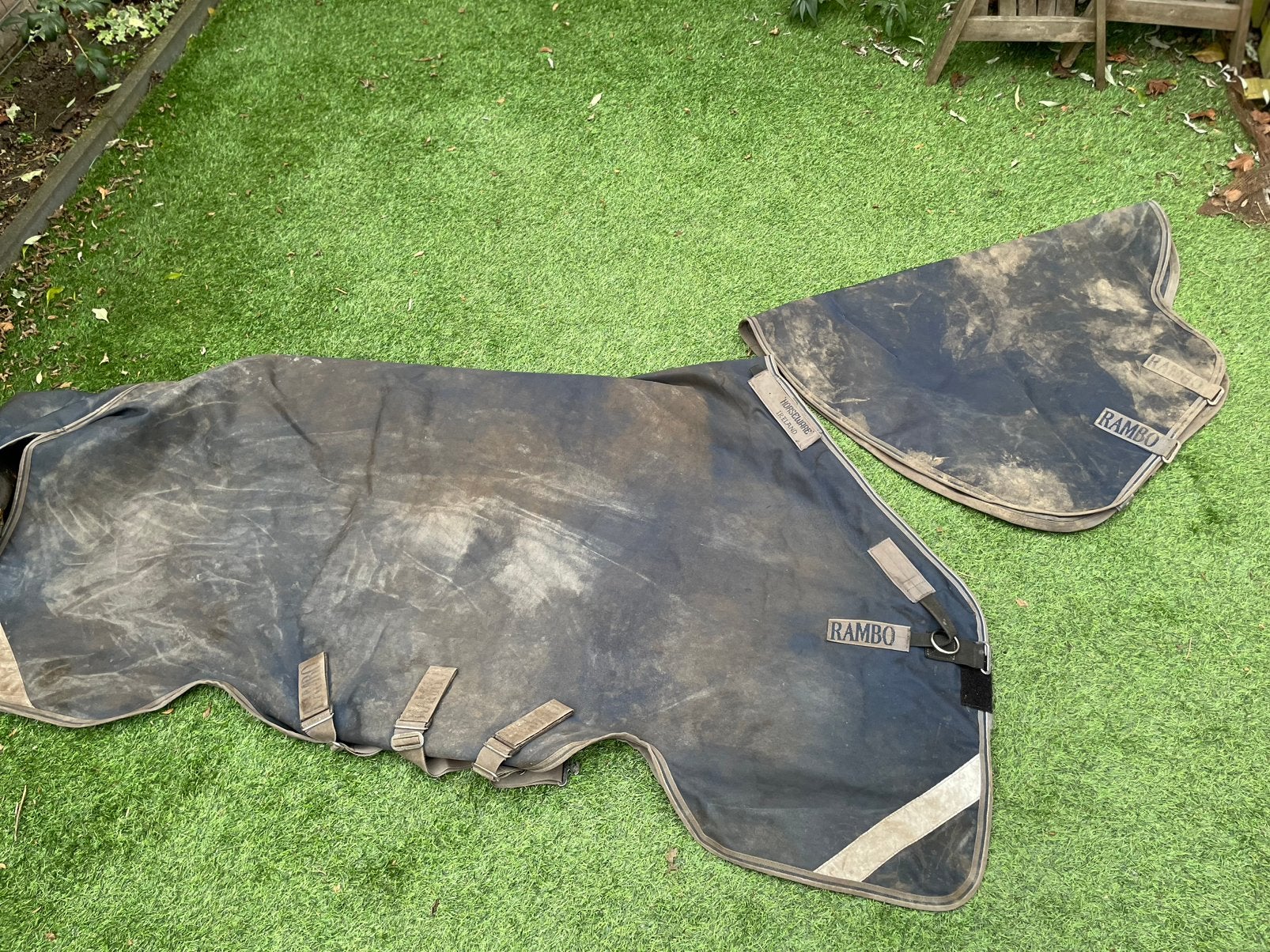 Horseware rambo supreme lite deken incl. Hals maat 6,3, V-sluiting, Ophalen of Verzenden, Zo goed als nieuw, 50 g