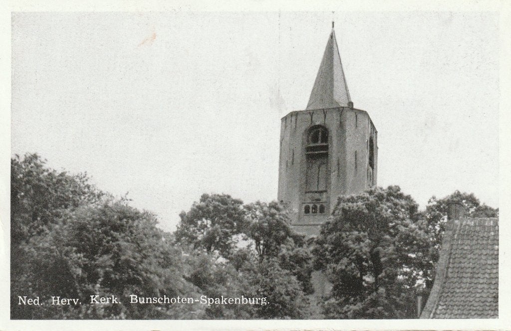 BUNSCHOTEN SPAKENBURG Ned. Herv. Kerk, Verzenden, 1940 tot 1960, Ongelopen, Utrecht
