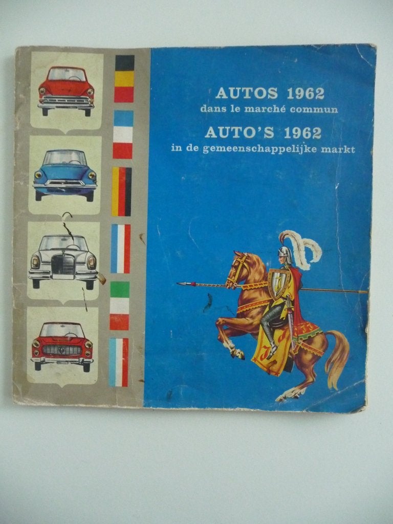 plaatjesboek - Auto’s 1962- Superchocolade Jacques, Ophalen of Verzenden, Gelezen, Superchocolade Jacques., Plaatjesalbum