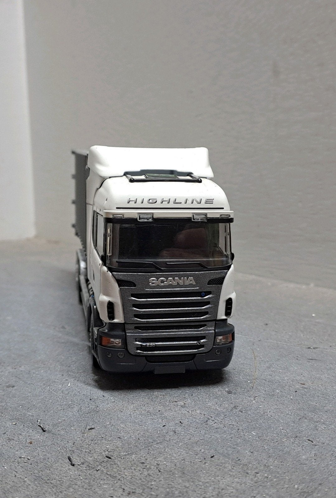 Tekno Scania V8 haakarm 8x2 met naloopas, Hobby en Vrije tijd, Ophalen of Verzenden