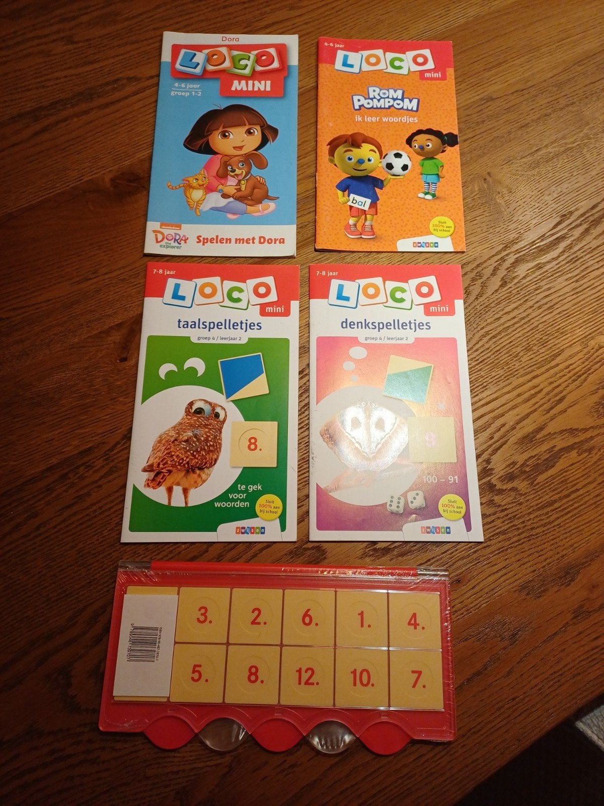 Loco basisdoos met 4 Loco boekjes - Educatief speelgoed, Kinderen en Baby's, Speelgoed | Educatief en Creatief, Ophalen, Gebruikt