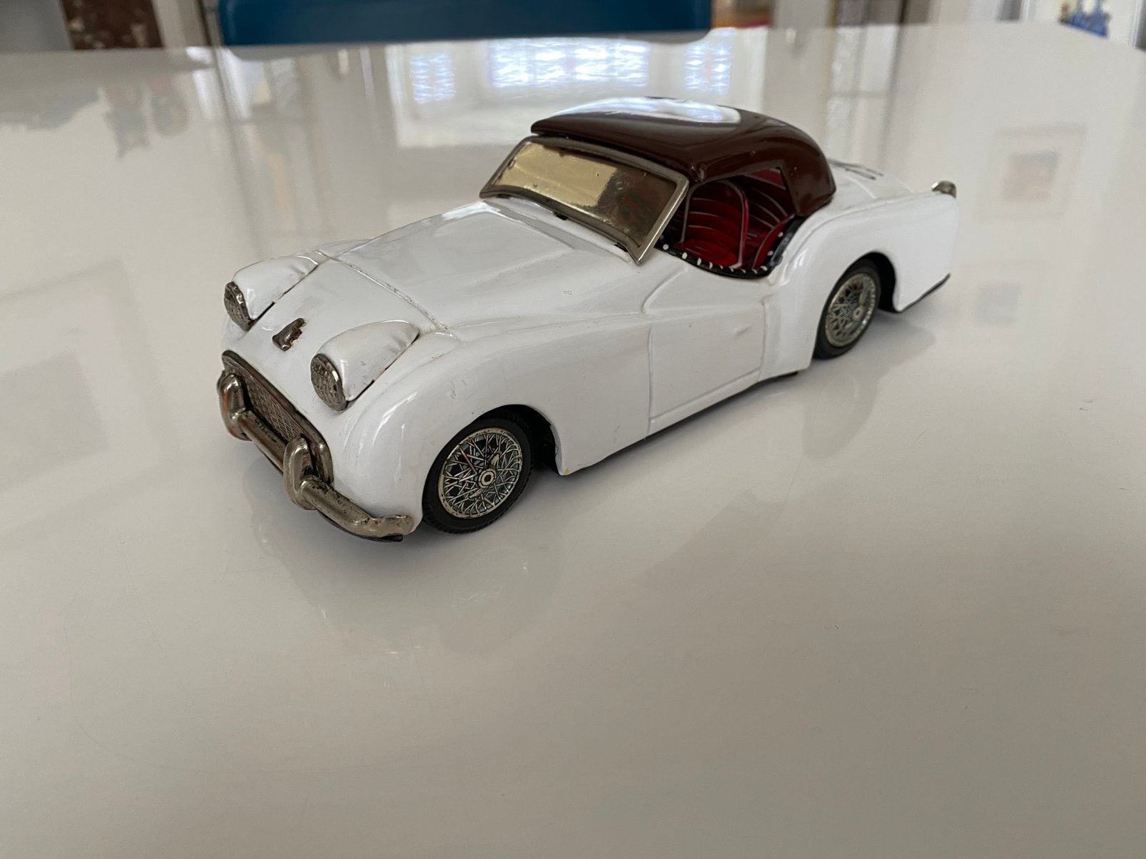 Blikken Triumph TR3, Bandai Japan., Ophalen of Verzenden