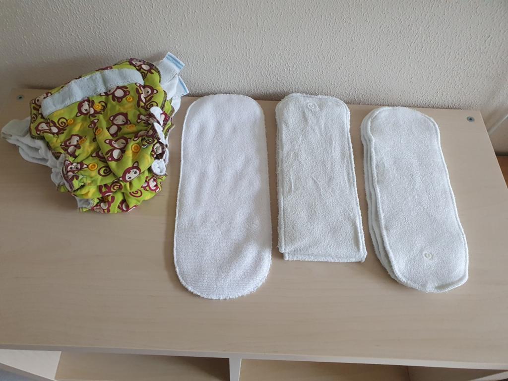 Wasbare Petit Lulu luiers + inleggers, Ophalen of Verzenden