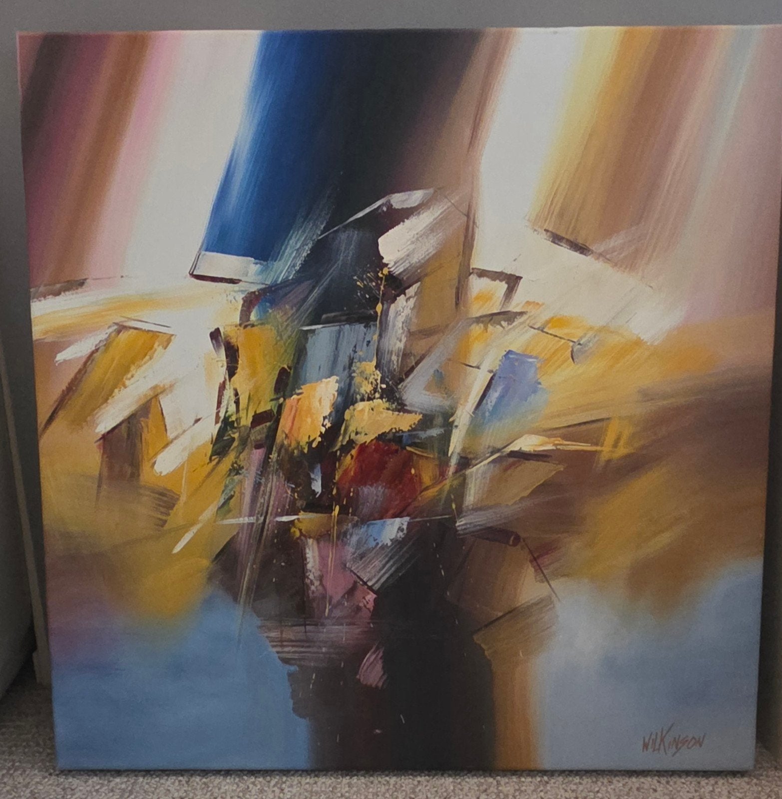 Olieverf schilderij Wilkinson 70x70 cm, Ophalen