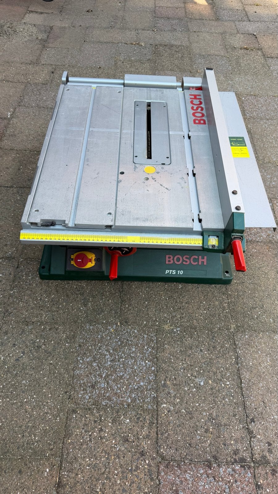 Bosch PTS 10 Tafelzaag, Ophalen, Gebruikt, Cirkelzaag, 70 mm of meer