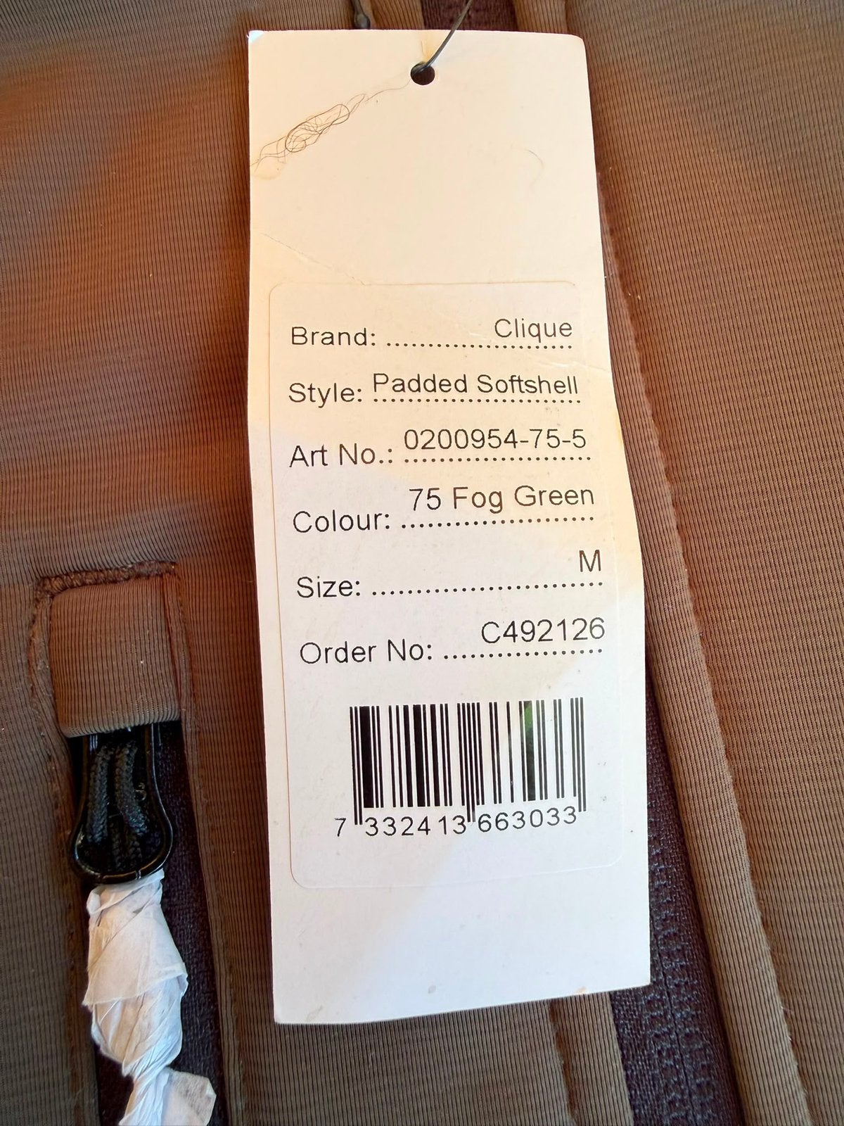 Softshell jas maat M, Ophalen, Nieuw